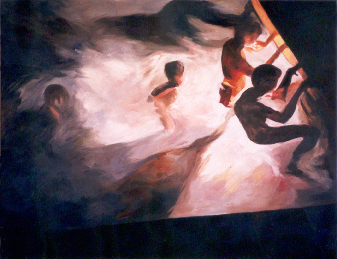 Caravaggio en una piscina